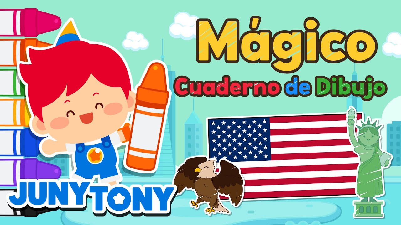 Aprendiendo Sobre Países - Estados Unidos 🎨 Dibujos Para Niños | JunyTony en español