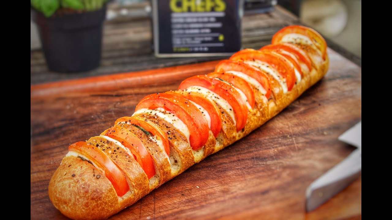 FÄCHERBAGUETTE CAPRESE - deutsches Grill- und BBQ-Rezept - 0815BBQ