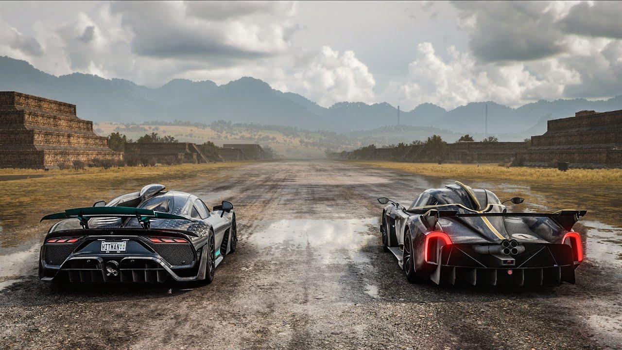 Forza Horizon 5 Drag Race: Pagani Huayra R vs Mercedes-AMG One