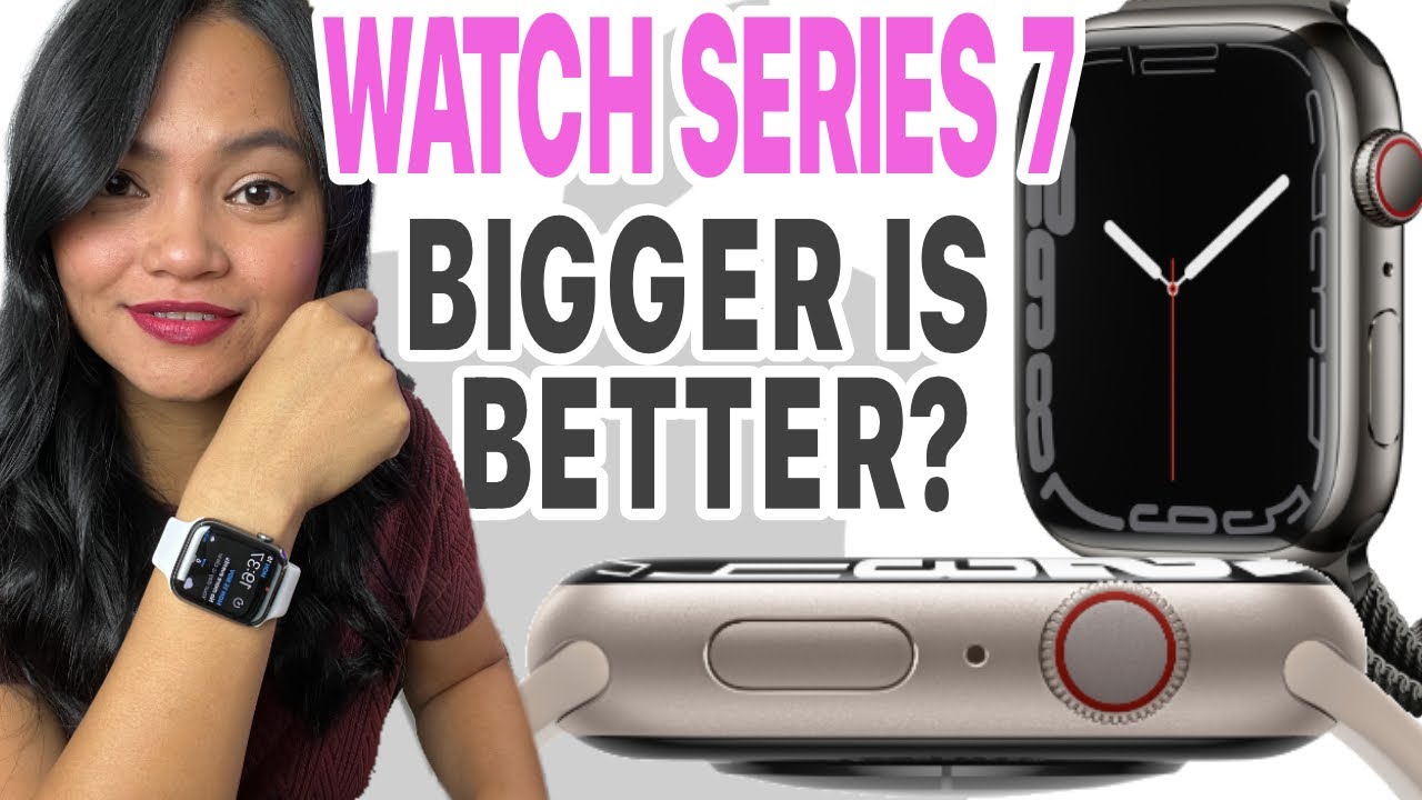 Do size matter? Apple Watch Series 7 Stainless Steel Graphite
