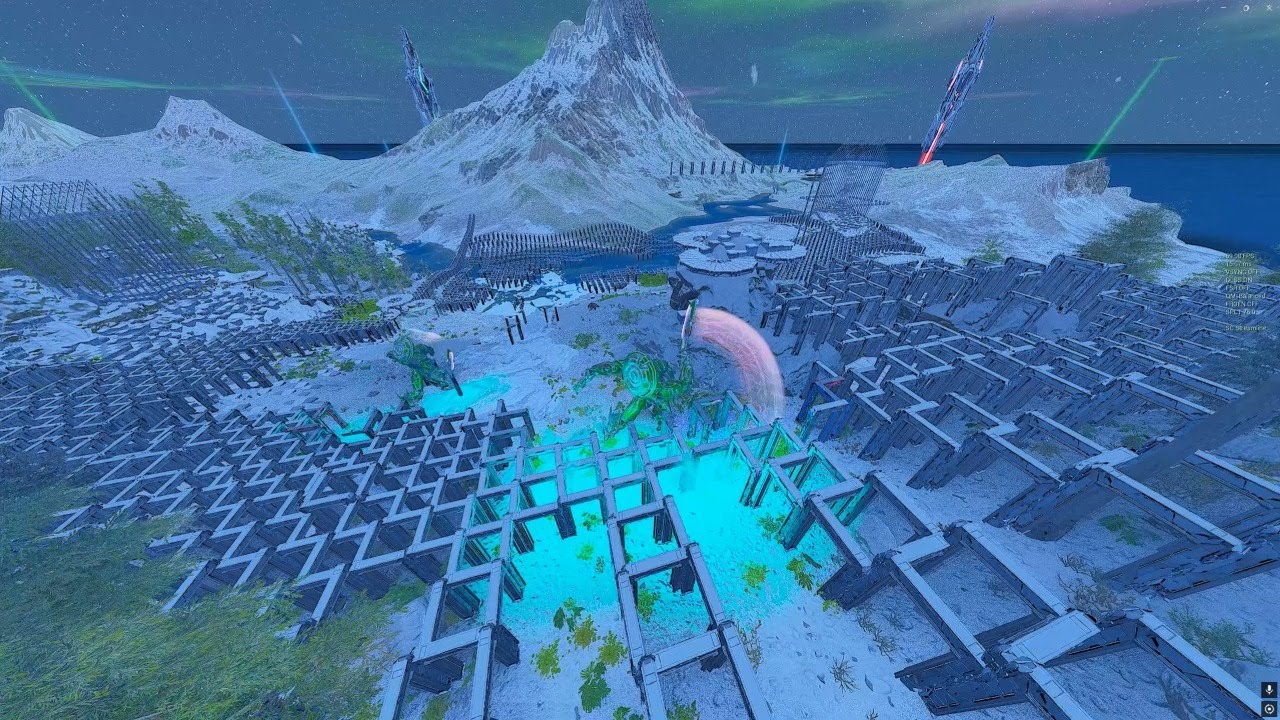 Online Wiping Cheater Ice Cave || ARK Ascended Small Tribe PVP