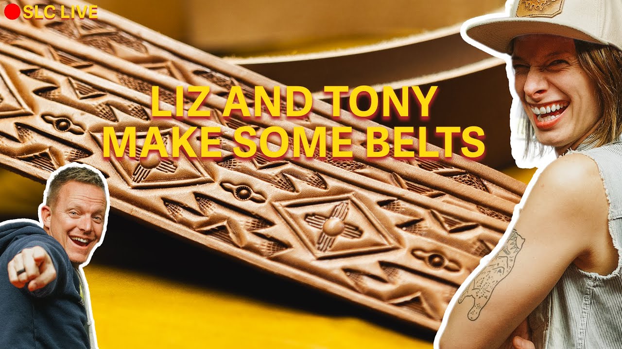 🔴 Leather Crafting with a Southwestern Flair - Making a Belt 🌵🔨
