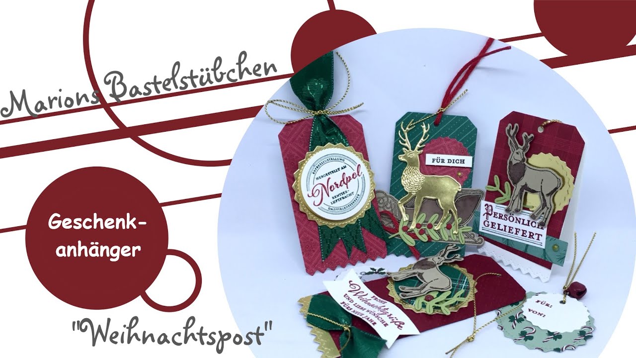 Geschenkanhänger basteln mit 