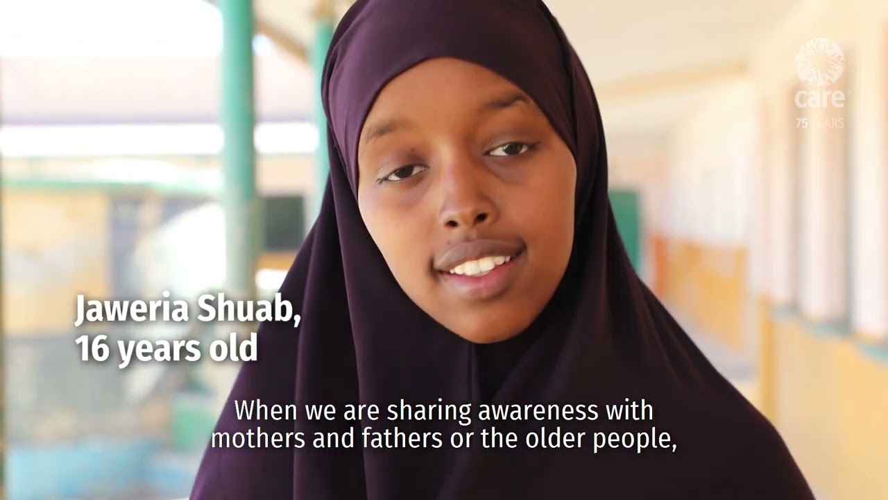 Girl Champions in Somalia raise awareness about the harmfulness of FGM