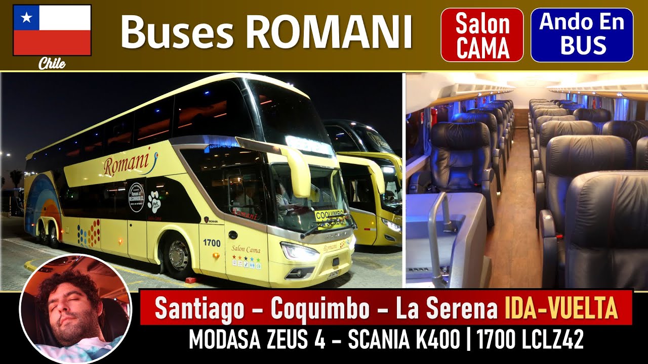 Автобусы ROMANI SANTIAGO LA SERENA на автобусе Modasa Zeus 4 Scania LCLZ42