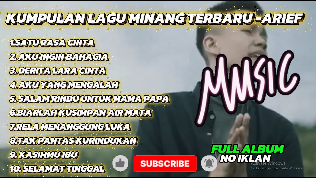 ARIEF - SATU RASA CINTA - AKU INGIN BAHAGIA - FULL ALBUM TERBARU