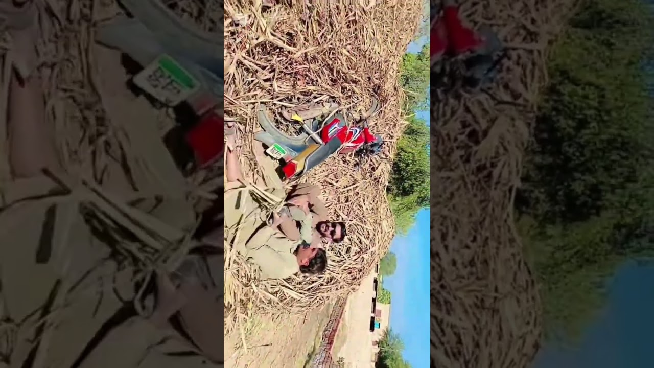 جب نابینا بھائی نے موٹر سائیکل اسٹارٹ کر دی 😂 | فنی ویڈیو #shortvideo #comedy #firstshortvideo 