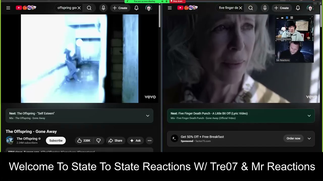 State 2 State Reactions - Five Finger Death Punch/Offspring Cover REACTION!!! [[ I Never Knew!!! ]]