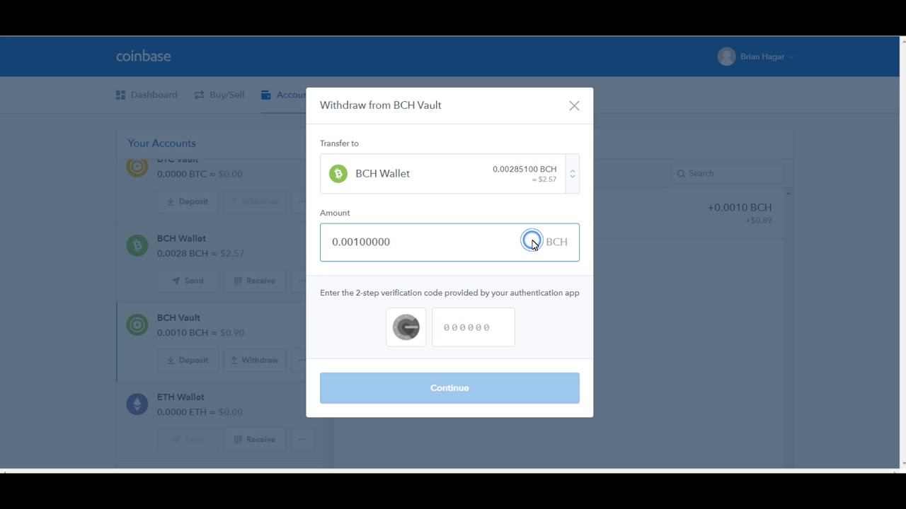 How to Withdraw From Coinbase Vault