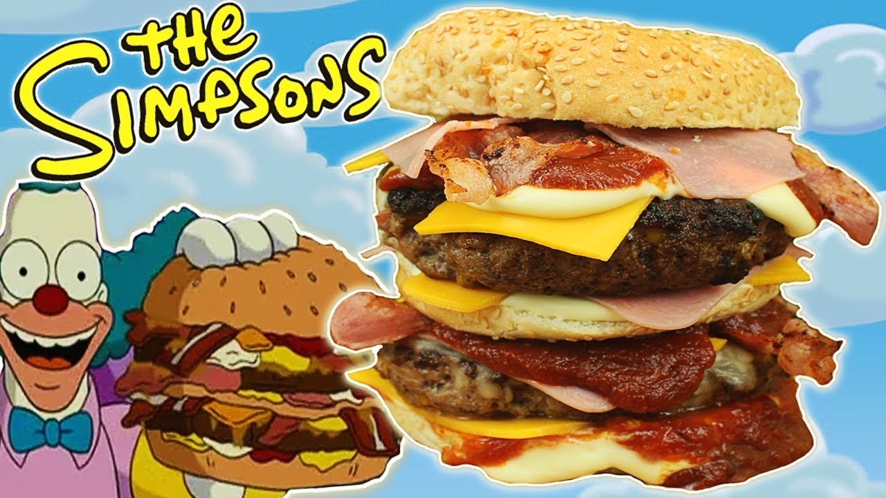 La BURGER 🍔 TAPA ARTERIAS de LOS SIMPSONS!!🔥(Si se llama así, es por algo)😏
