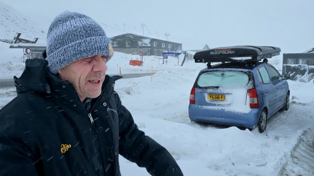 They Abandoned The Glenshee Mountain Due To The Storm But I Decided To Stay 