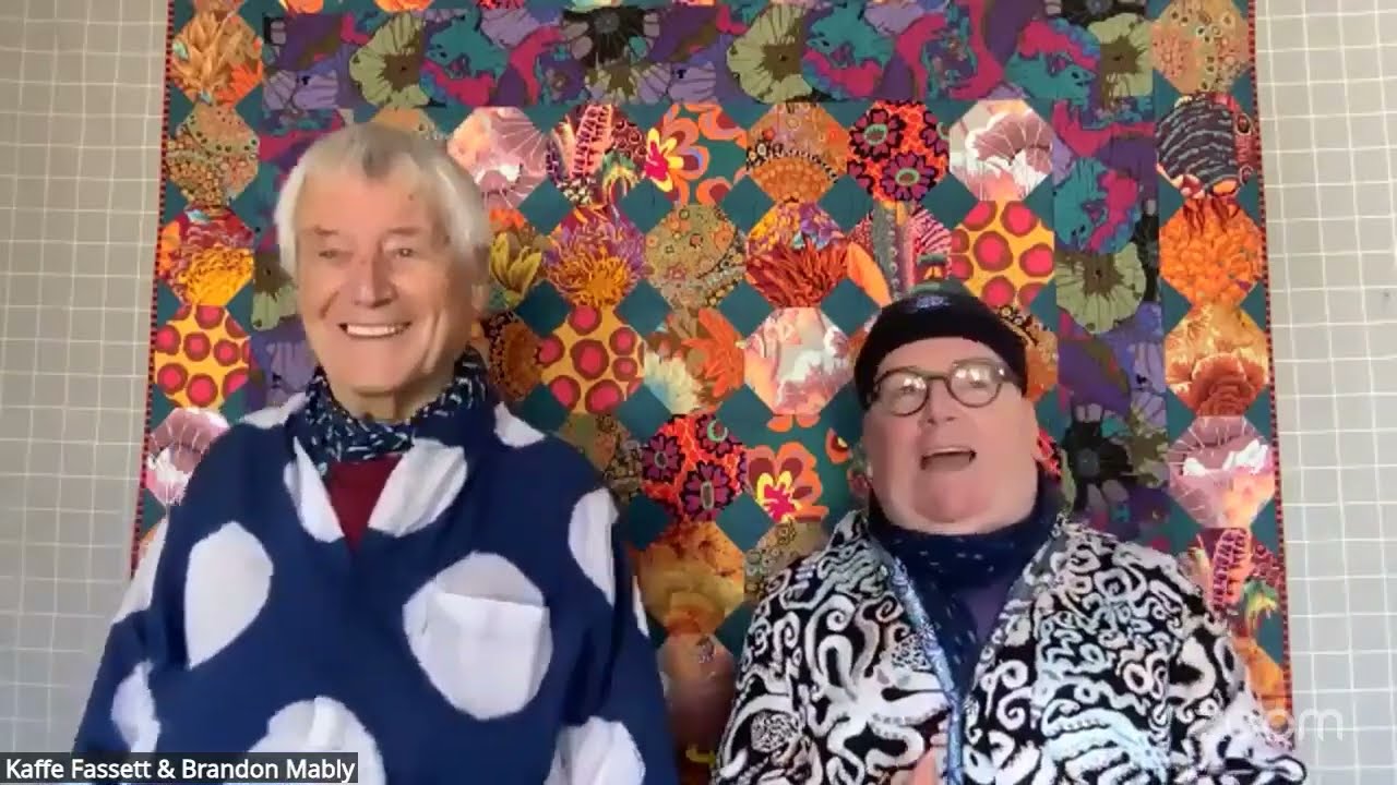 Live with FreeSpirit: Kaffe Fassett, Brandon Mably & Woodside Quilting