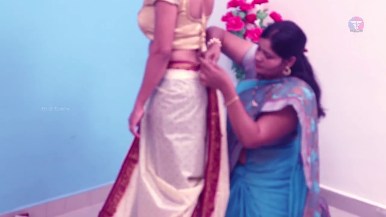 How To Wear Traditional Brahmin Style Saree Indian Maharashtrain Saree Draping Styles