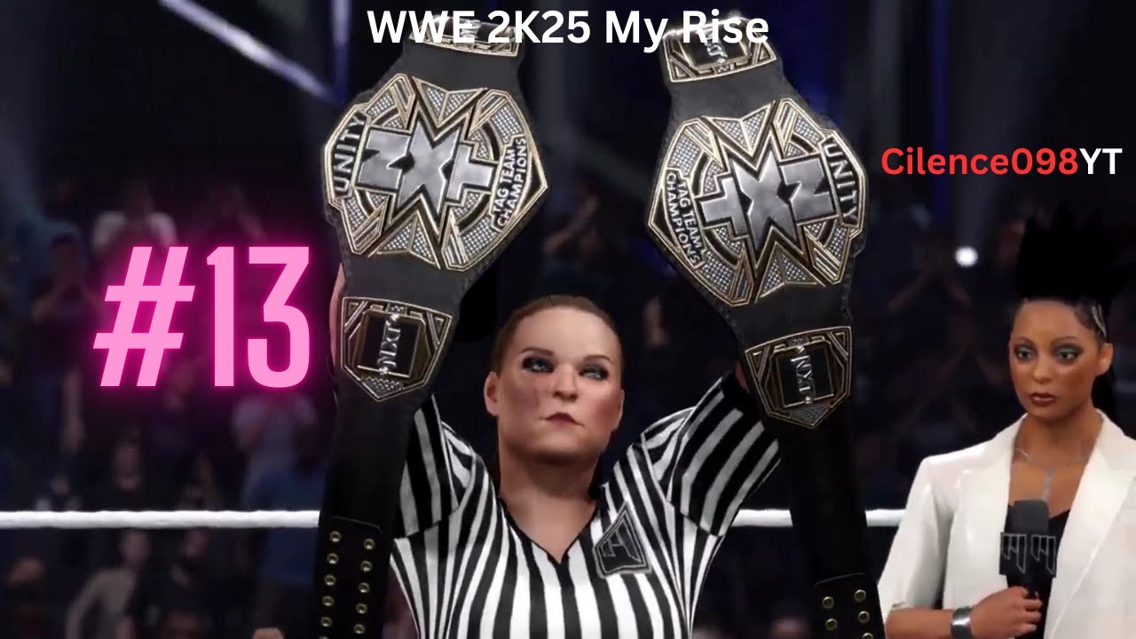 WWE 2K25 My Rise Gameplay #13 Defending Our NXT Unity Tag Team Titles Against Bayley And Lexis King!