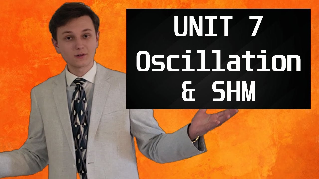 AP Physics 1 Unit 7 Review - Simple Harmonic Motion - Oscillations - Pendulum - Spring - SHM