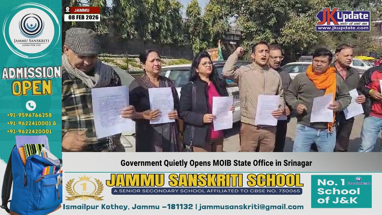 Government Quietly Opens MOIB State Office in Srinagar