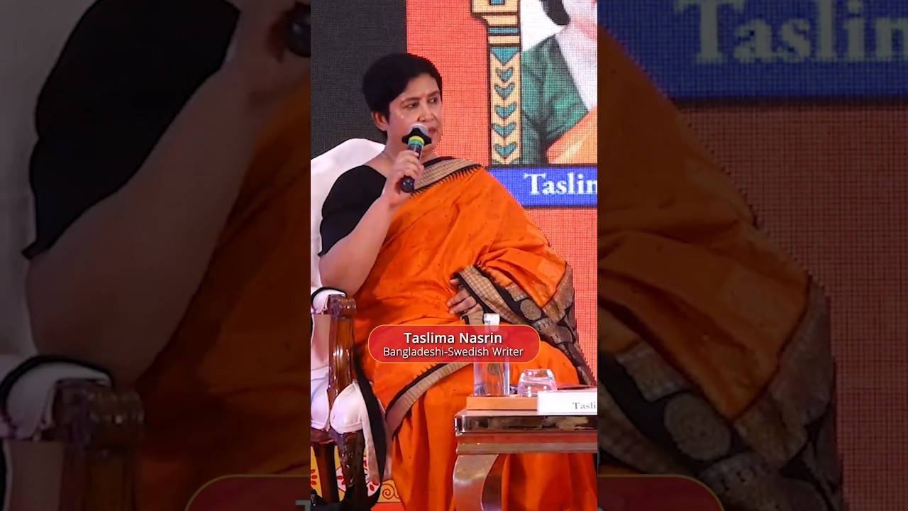 At the #purilitfest 2025, hear what Author and Novelist Taslima Nasrin had to say about the Burqas.