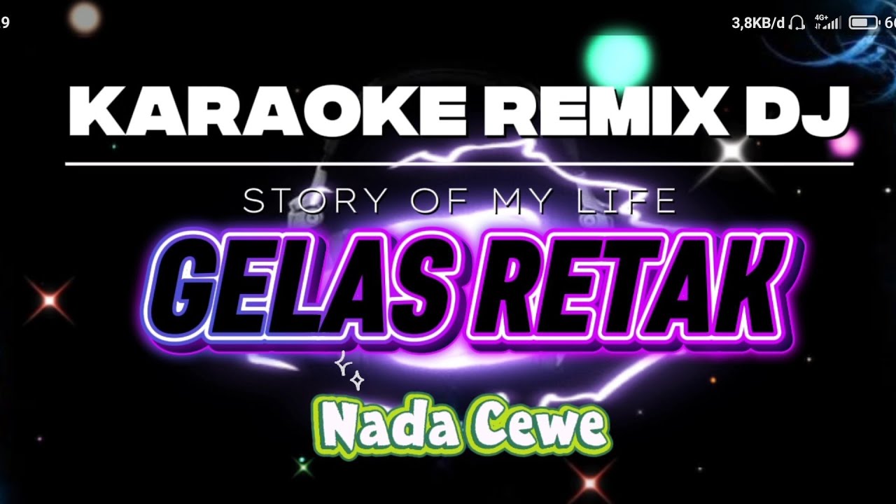 Gelas Retak_Karaoke Remix DJ_Nada Cewe