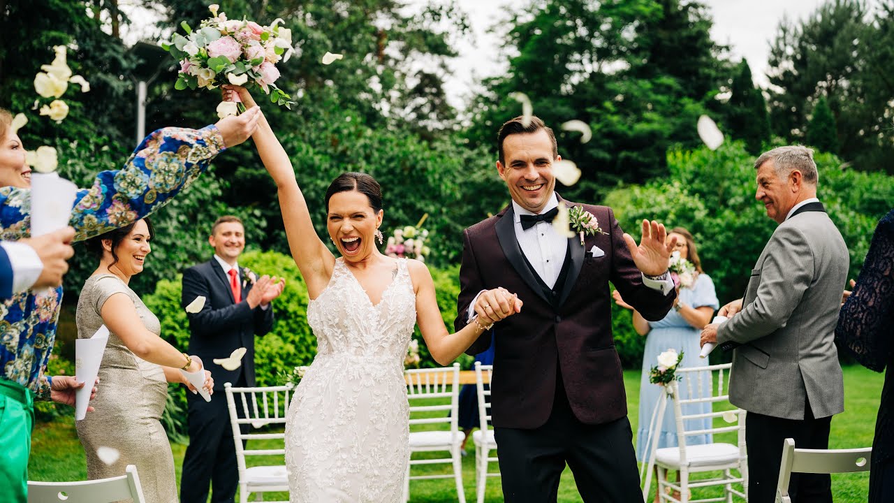 Klip ślubny - Natalia + Grzegorz Ślub plenerowy Hotel Kolumna Park