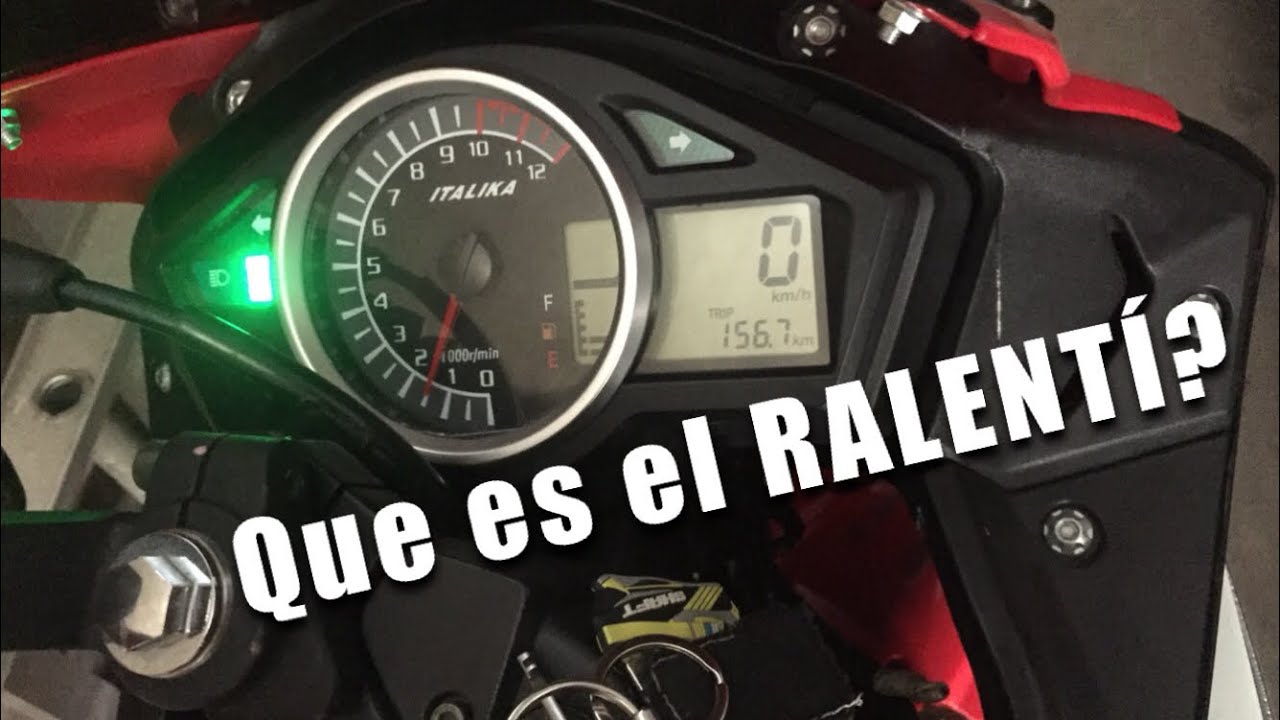 Que es el ralentí en una MOTO / Como Ajustarlo?