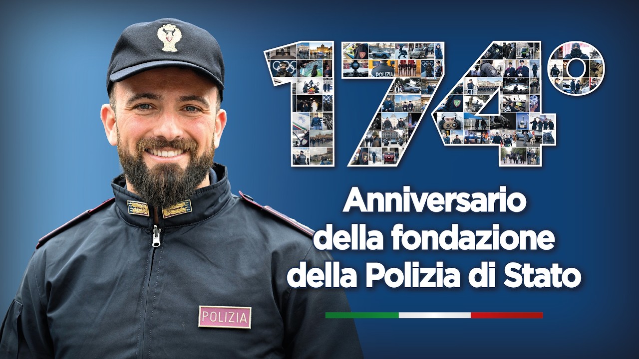 174&deg; Anniversario di fondazione della Polizia