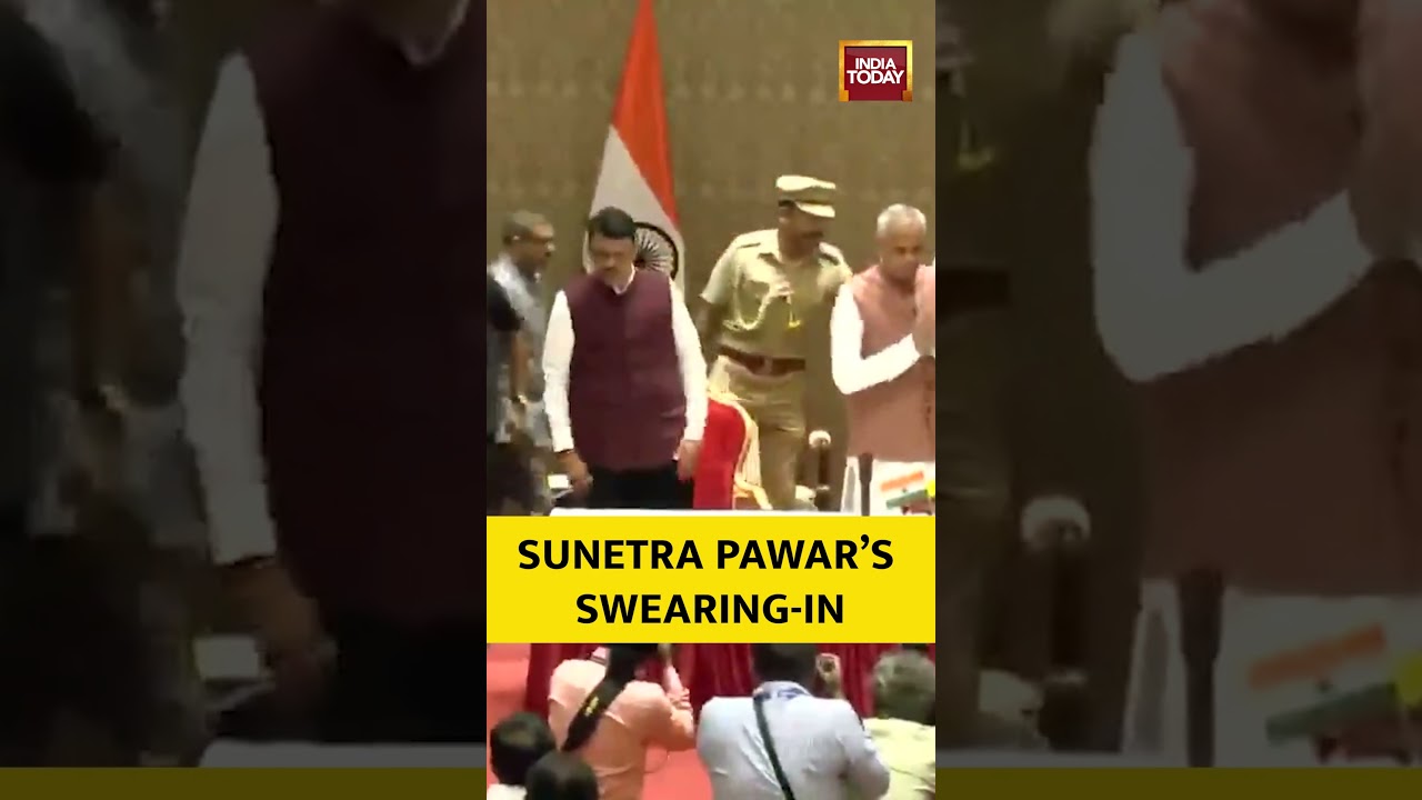 Sunetra Pawar Becomes First Female Deputy CM of Maharashtra | Swearing-In Ceremony