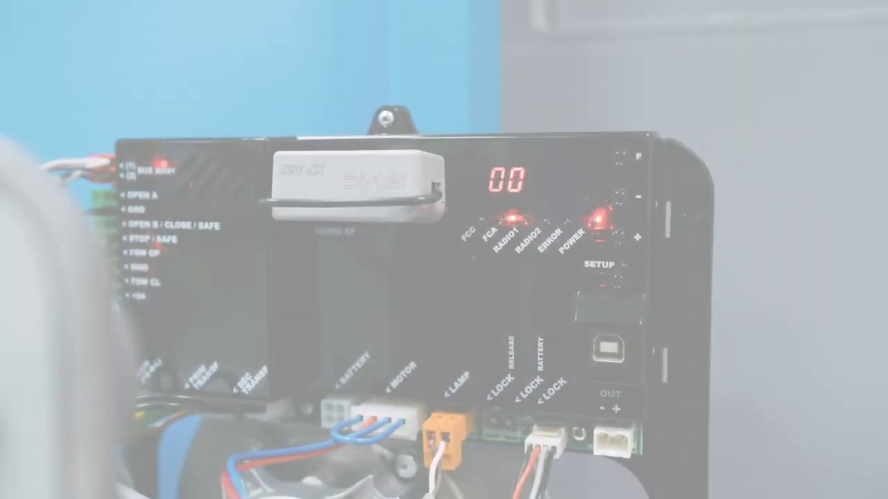 Programmera SLH radio till FAAC E721