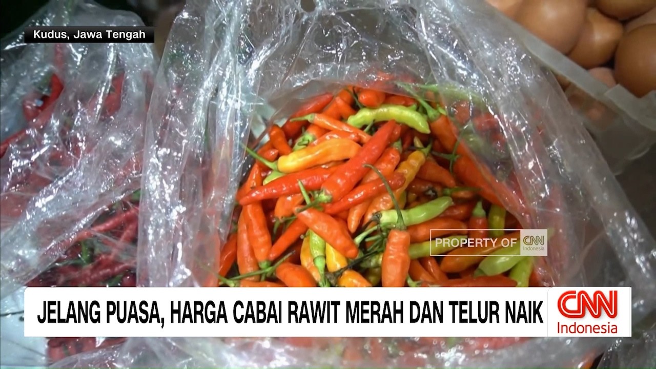 Jelang Puasa, Harga Cabai Rawit Merah dan Telur Naik