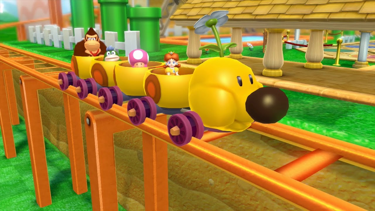 Mario Party 10 Mario Party #397 Spike vs DK vs Daisy vs Toadette Mushroom Park Master Difficulty