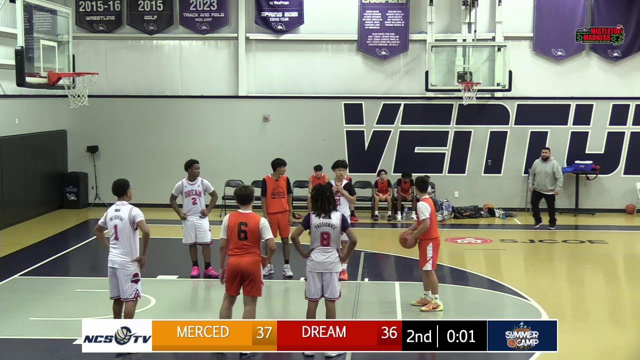 NCSTV Mistletoe Madness - Матч между командами юношей до 14 лет Dream Team и Merced Elite Basketb...