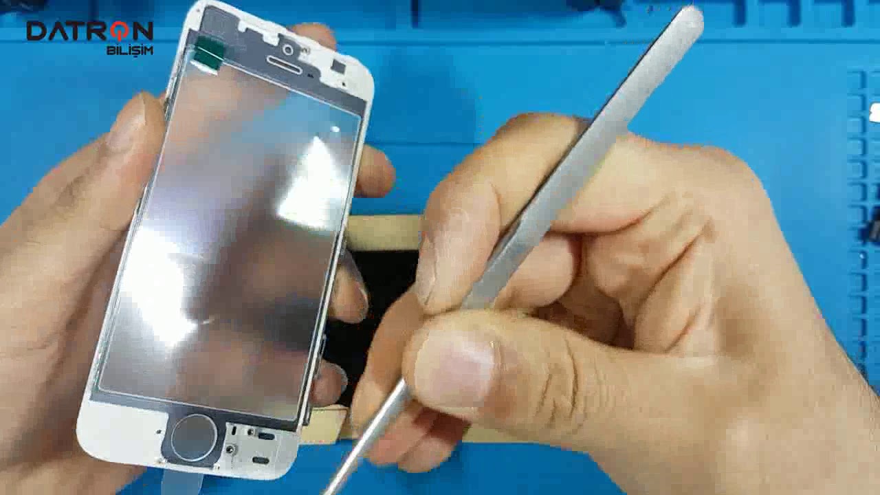 Iphone 5s Camını Yeniliyoruz - screen glass replacement