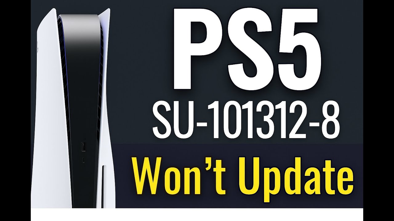 Playstation 5 SU-101312-8 не обновляется