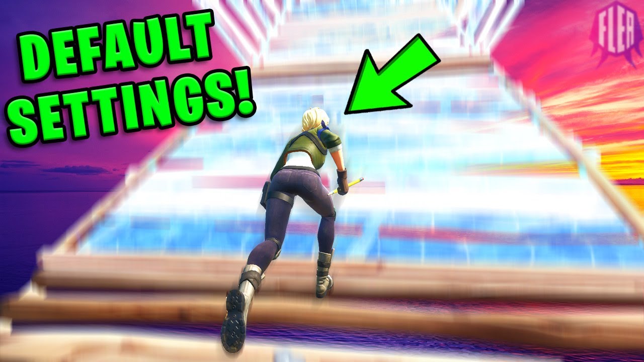 Trying The *DEFAULT* Settings On Fortnite...