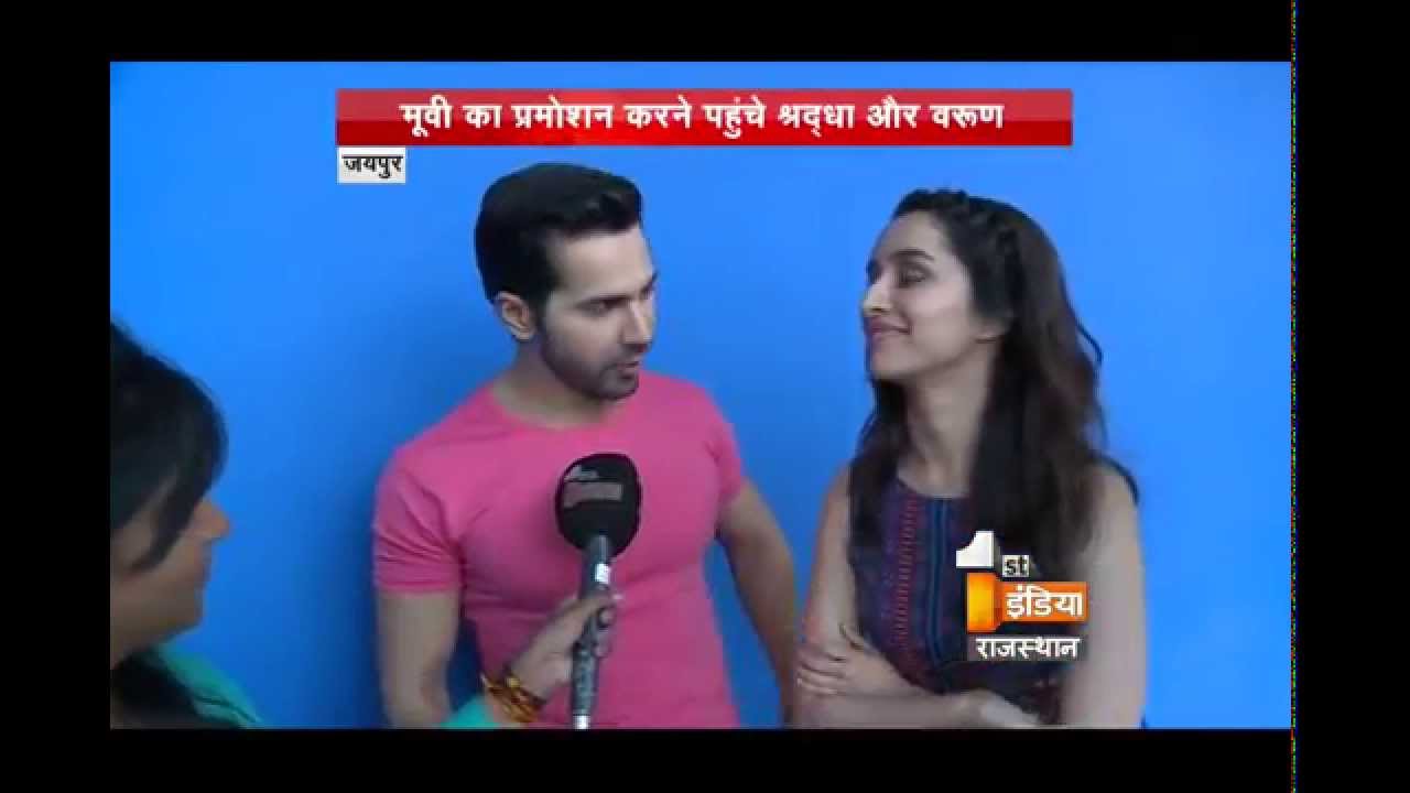 varun dhawan and Shraddha Kapoor in jaipur to promote 'ABCD2'