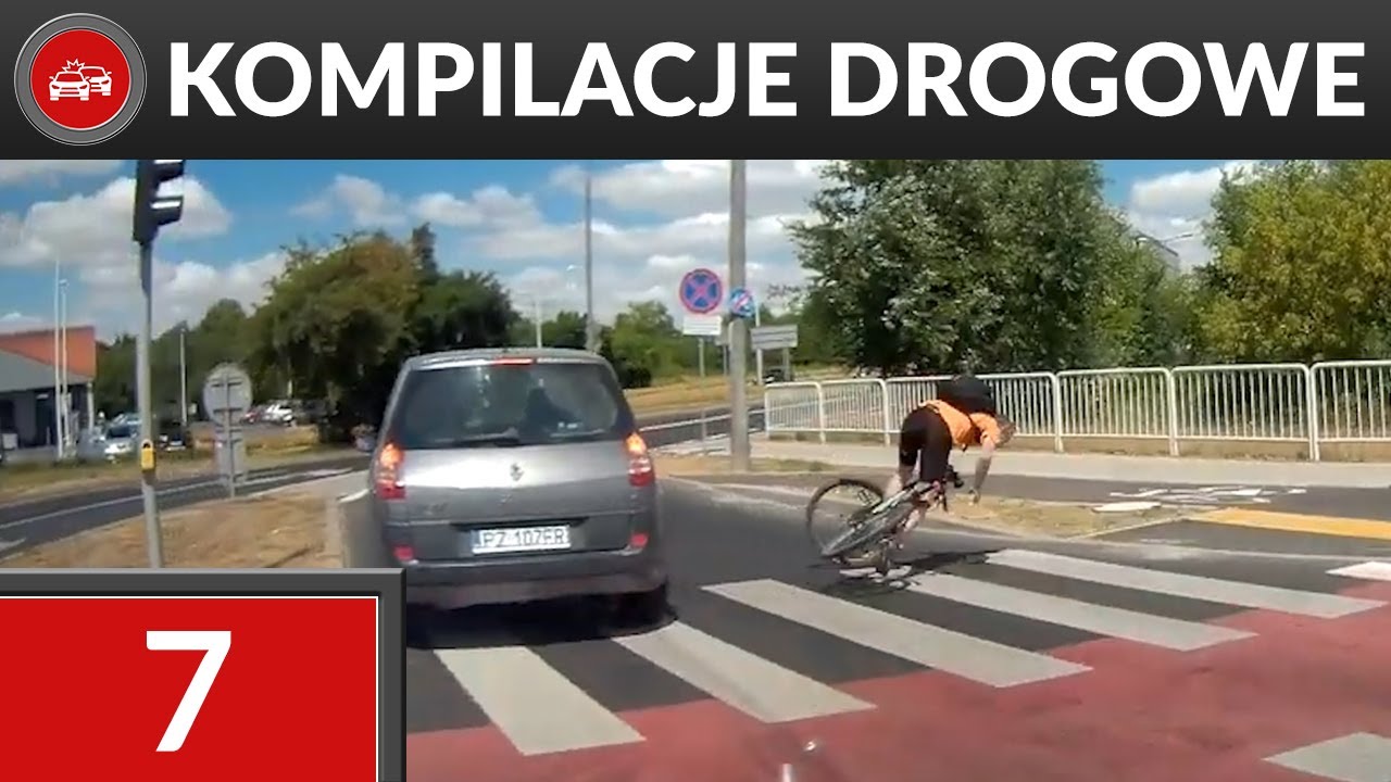Wykroczenia, kolizje i niebezpieczne sytuacje na drogach - Kompilacje Drogowe #7