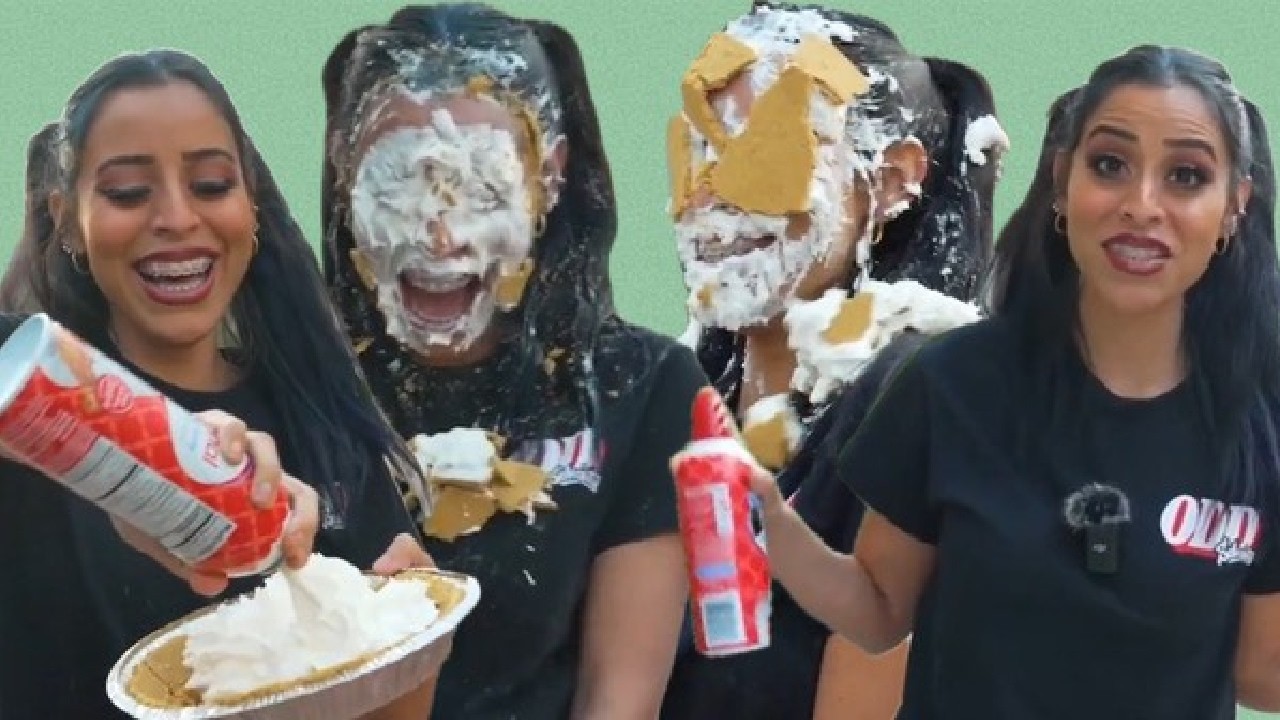 A Very Public and Messy, Pie In The Face Challenge!