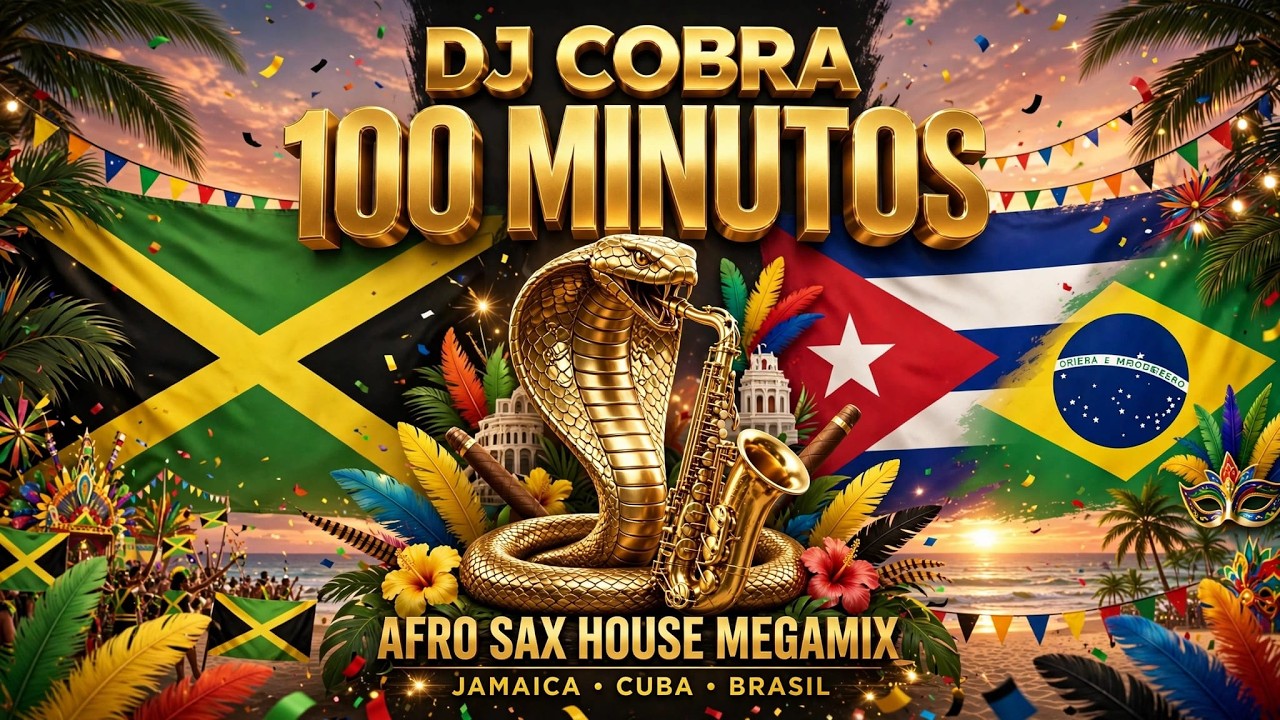 DJ COBRA - 100 МИНУТ AFRO SAX HOUSE MEGAMIX 2025 - ЯМАЙКА x КУБА x БРАЗИЛИЯ 🔥🎷