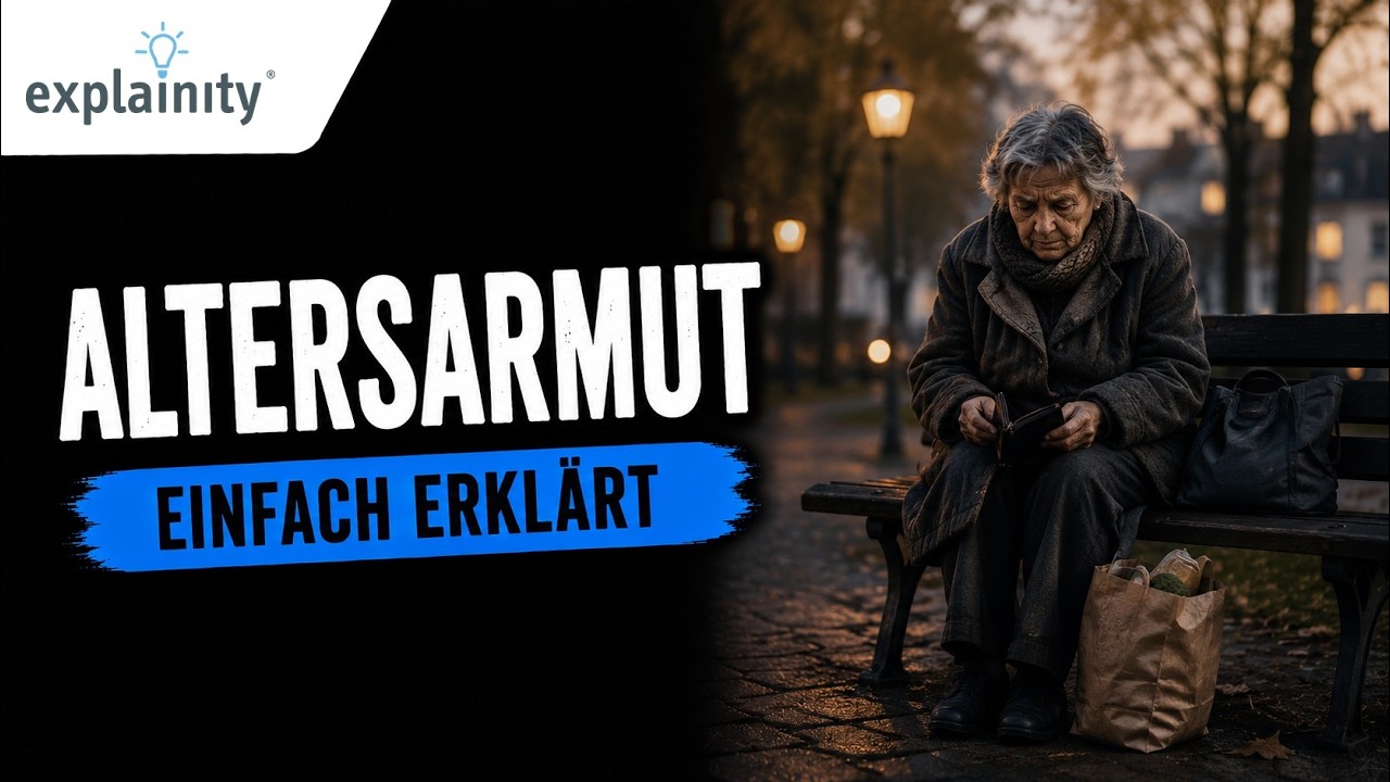 Altersarmut einfach erklärt (explainity® Erklärvideo)