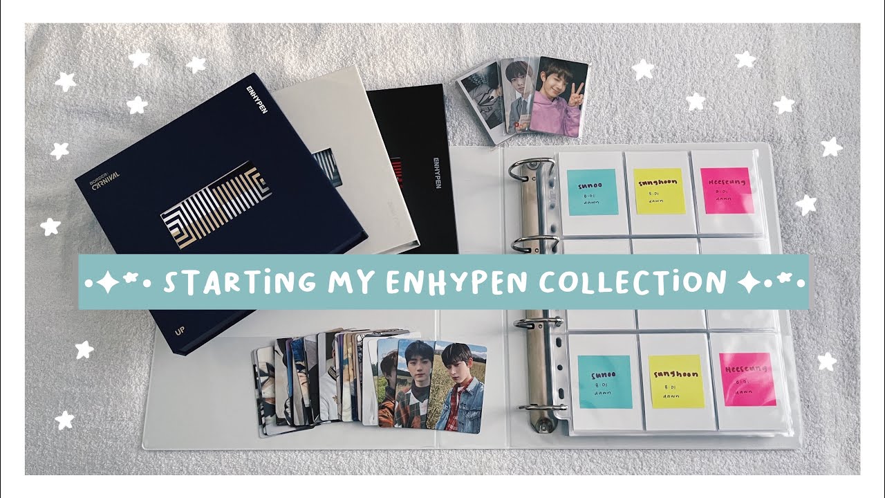 ✰ starting my enhypen collection