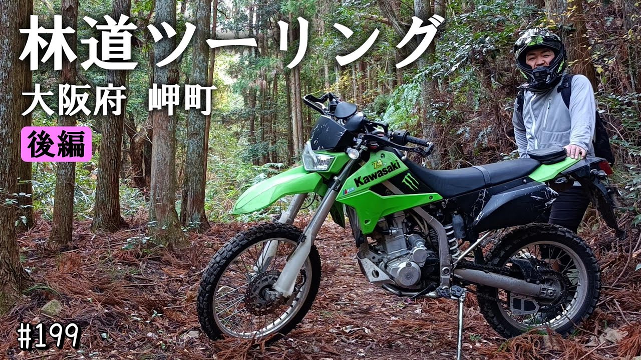 【KLX250 林道ツーリング】トコトコのんびり林道散歩