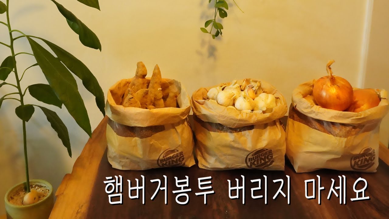 ZERO플라스틱 살림을 위한 살림팁/햄버거봉투와 식품지퍼백의 다양한 재활용법/버리면 쓰레기 활용하면 보물
