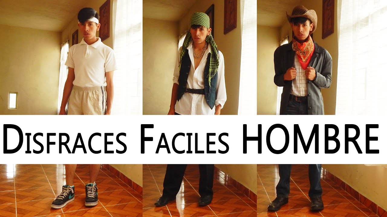 DISFRACES FÁCILES PARA HOMBRE | FÁCILES Y RAPIDOS | DALUXS