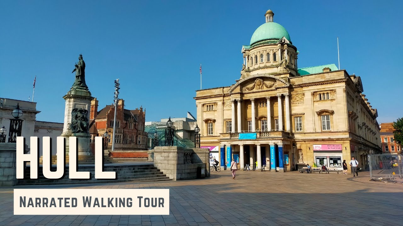 HULL | 4K Narrated Walking Tour | Let's Walk 2021