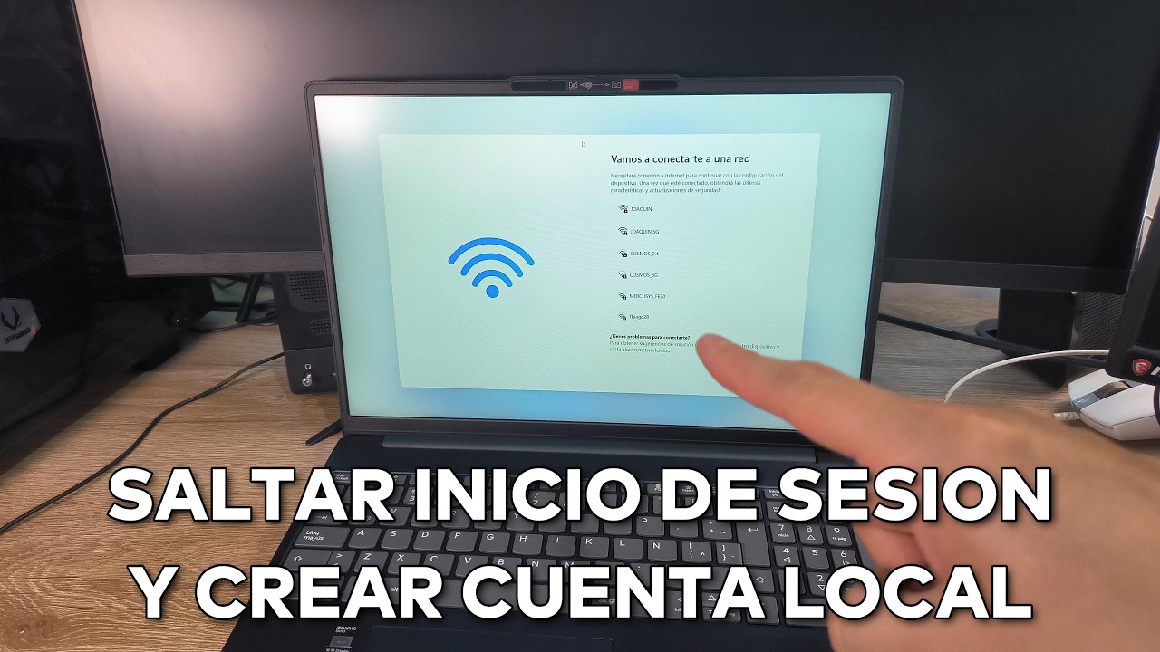 Como Saltar el inicio de sesi&oacute;n en Windows 11 🔥 | Cuenta local paso a paso 2026
