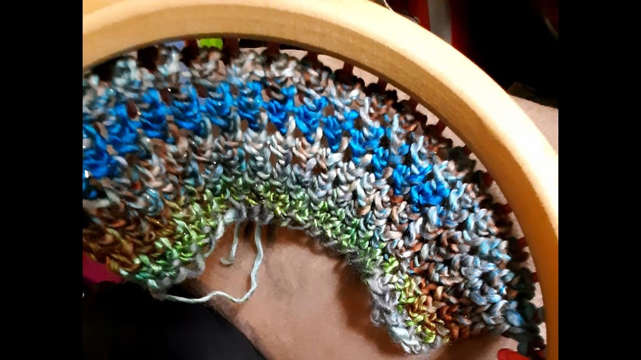Magic Pool Stitch Easy for Blankets, shawls, scarves, hats, cowls Loom Knit