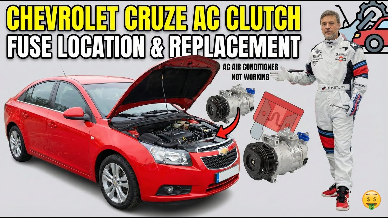 Кондиционер в Chevrolet Cruze дует теплым воздухом? В первую очередь проверьте этот предохранитель!