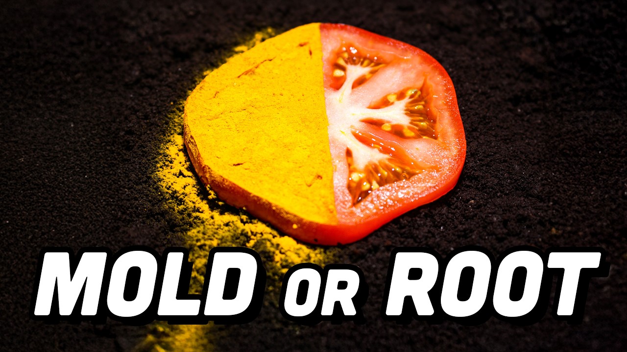 I Put Turmeric on a Tomato... Here's What Happened (Time-Lapse)