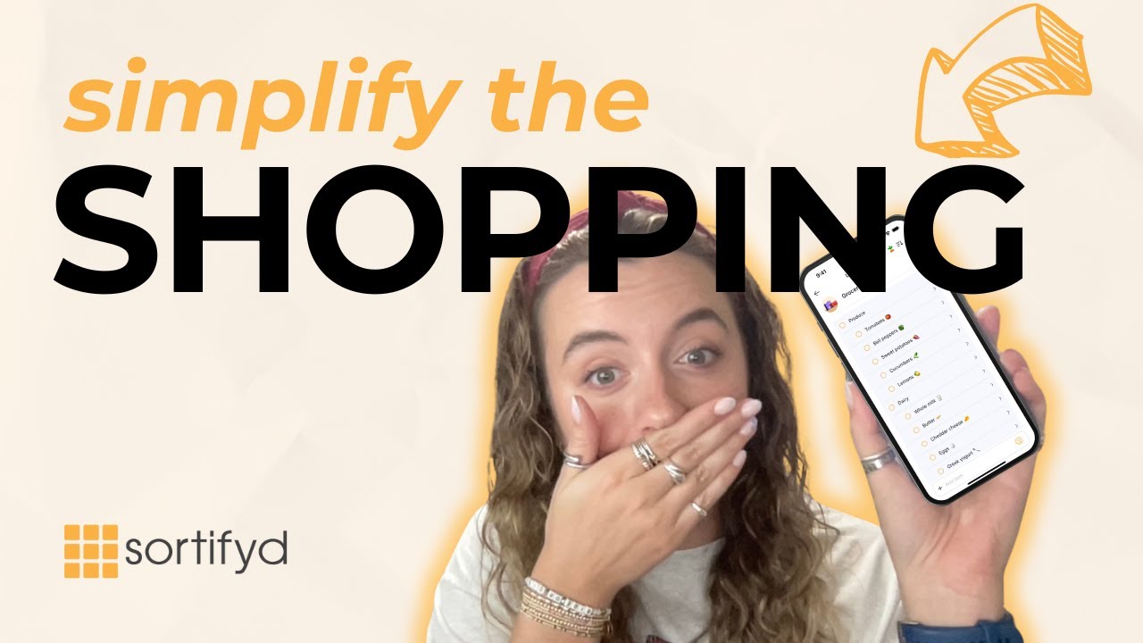Simplify the Shop: Grocery & Shopping Lists in Sortifyd