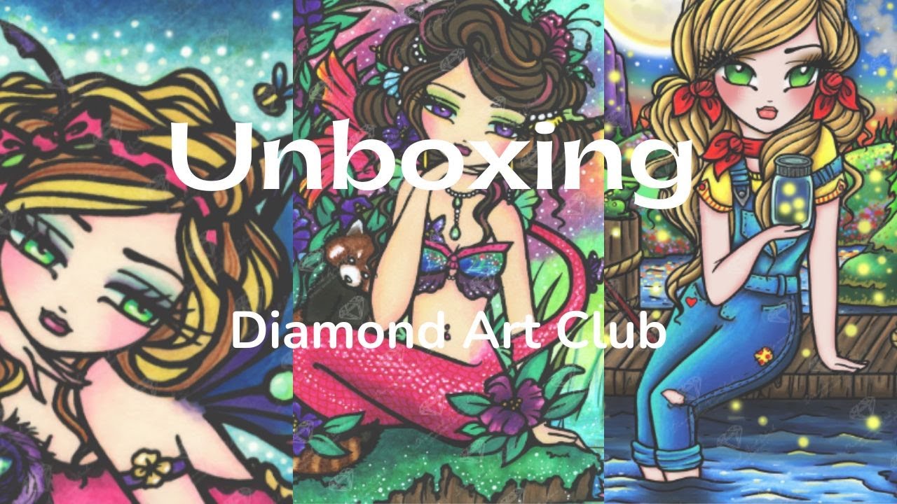 Haul! Unboxing - Diamond Art Club: Spring to Life, Mystical Pond et Summer Nights