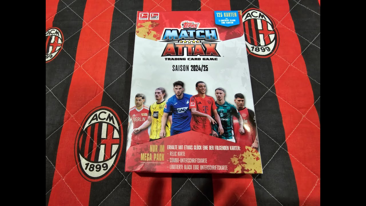 HIT!!! TOPPS MATCH ATTAX BUNDESLIGA 24/25 - OTWIERAM MEGA PACKA - CZY WPADŁA KARTA RELIC ALBO AUTO??